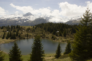 Fototapeta na wymiar Alp Flix See