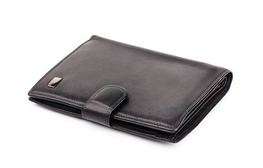 Black leather wallet