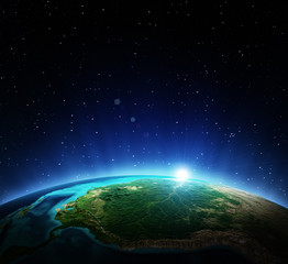 Obraz premium Earth from space