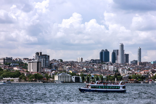 Istanbul Bosporus seafront, Turkey