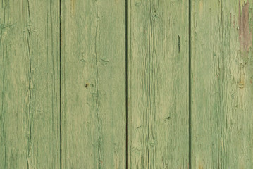Alte Holz-Latten in pastell-grün