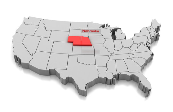 Map of Nebraska