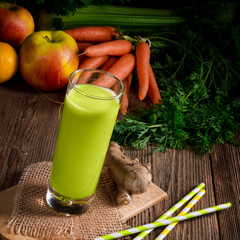 Freshly squeezed celery juice