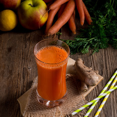 freshly squeezed carrot juice