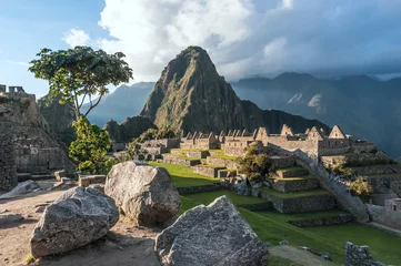 Cercles muraux Machu Picchu Machu Picchu, Andes, Vallée Sacrée, Pérou