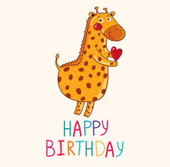 Vector hand drawn illustration with Eiffel tower