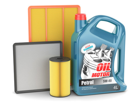 Change auto filters and motor oil