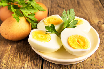 Boiled eggs