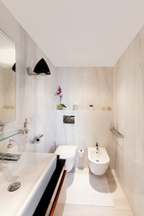 interior, comfortable bathroom