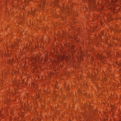 Relief embossed autumn natural background with leaves