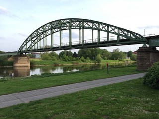Eisenbahnbrücke in Minden