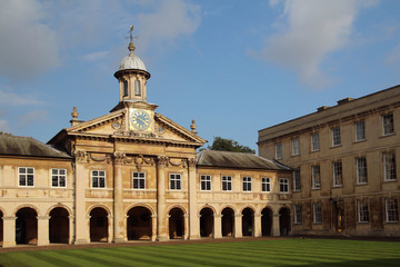 Fototapeta na wymiar Emmanuel College, Cambridge, England