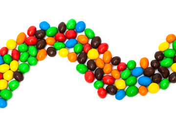 beautiful multi-colored candy