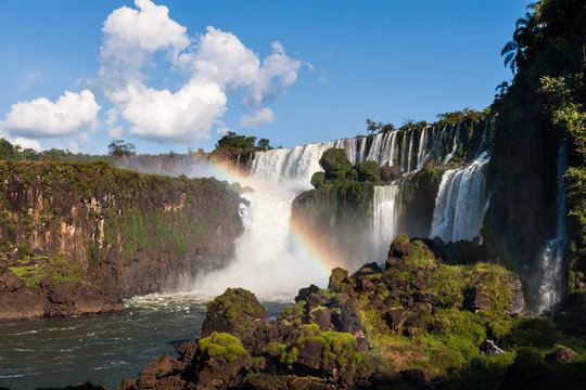 Wasserfall, Cataratas del Iguazú, Argentinien