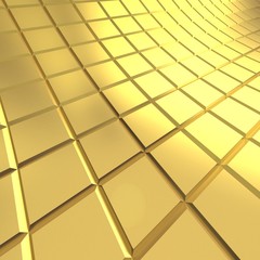Gold tile background
