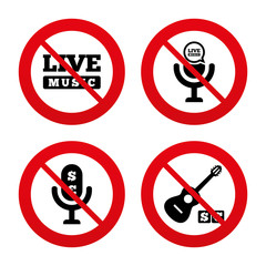 Musical elements icon. Microphone, Live music.