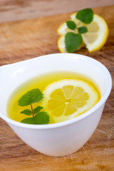 lemon balm tea  cup