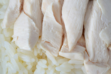 rice steamed with chicken