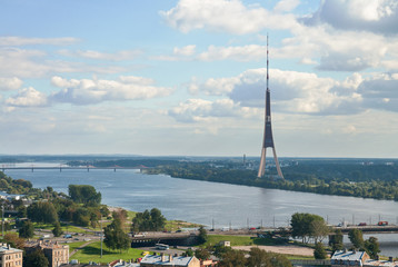 Fototapeta premium Riga's cityscape