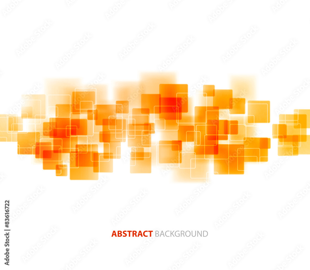 Poster shiny squares technical background. Vector 