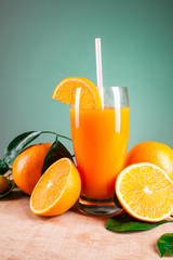 orange juice for summer refreshment
