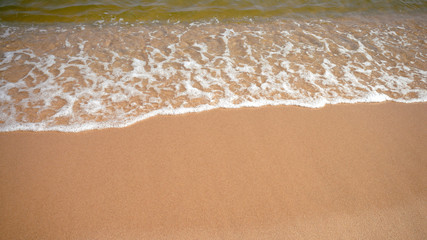 beach sand and wave