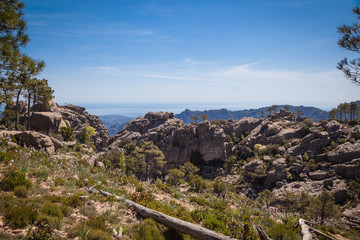 Fototapeta na wymiar Naturlandschaften auf Korsika
