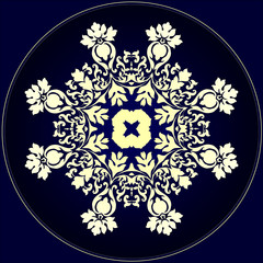 Vector pattern for product design, background, wallpaper, plate