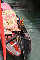 Obraz premium Detail of gondola interior