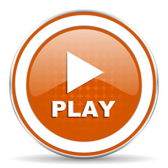 play orange icon