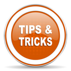 tips tricks orange icon