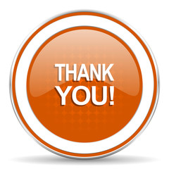 thank you orange icon