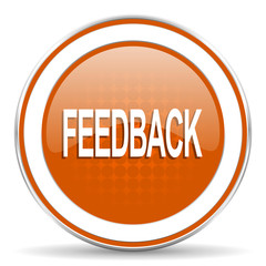 feedback orange icon