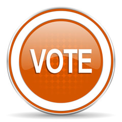 vote orange icon