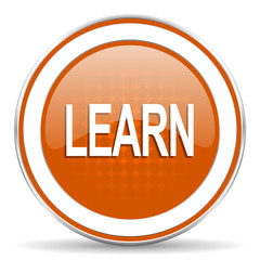 learn orange icon