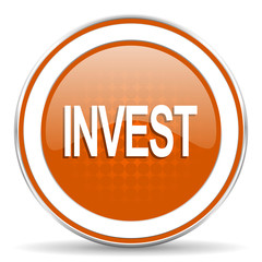 invest orange icon