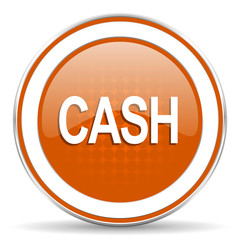 cash orange icon