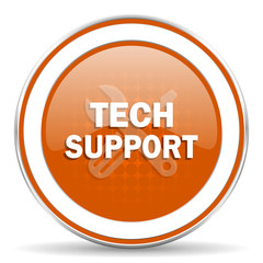 technical support orange icon