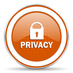 privacy orange icon