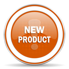 new product orange icon