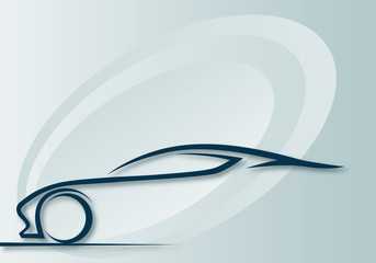 Obrazy na Szkle  charyzmatyczne logo samochodu 1