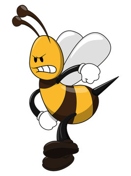 Angry bee