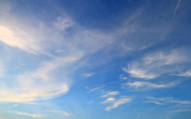 sunset  sky with cloud