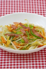 もやし炒め