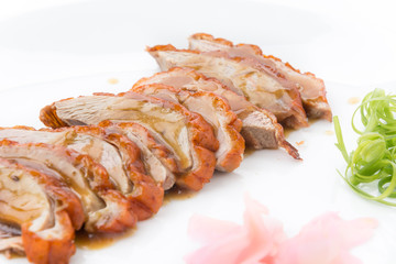 Roasted duck and vegetables, Chinese style