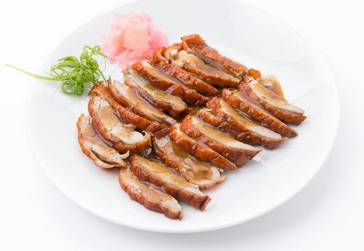 Roasted duck and vegetables, Chinese style