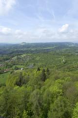 Fototapeta na wymiar Spring Landscape in Bohemian Paradise, Czech Republic