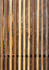 Wooden fence vertical style
