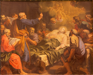 Obraz na płótnie Canvas Rome - Dormition of Virgin Mary paint in Annunziata church