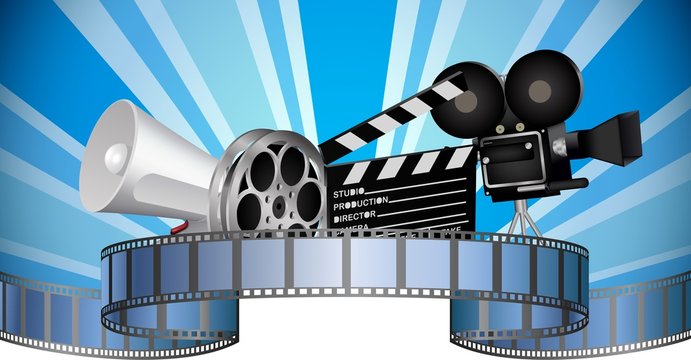 Cinema, movie, film and video media industry 